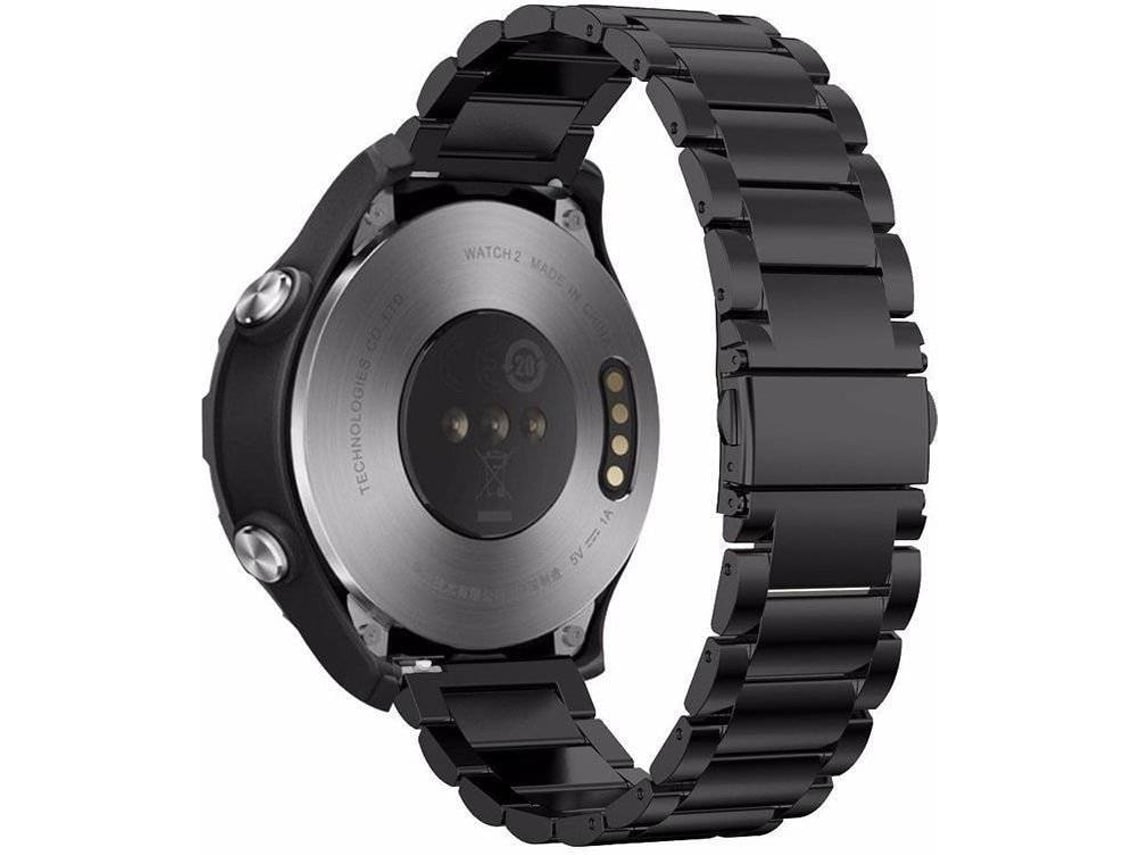 Bracelete Aço Stainless Lux + Ferramenta Huawei Gt2 46Mm Classic Preto