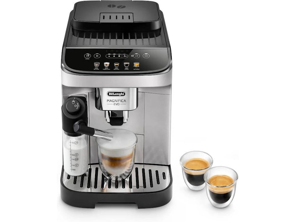 Máquina de Café Automática DELONGHI Magnifica Evo ECAM290.61.SB (Outlet Caixa Aberta - 15 bar - 13 Níveis de moagem)