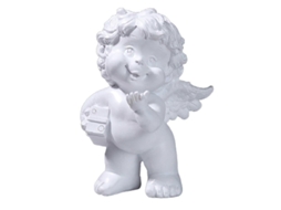 Estátua De Anjo Decorativa Resina Oração Espiritual Conforto Religioso Lar Office Presente Amor Cherubs