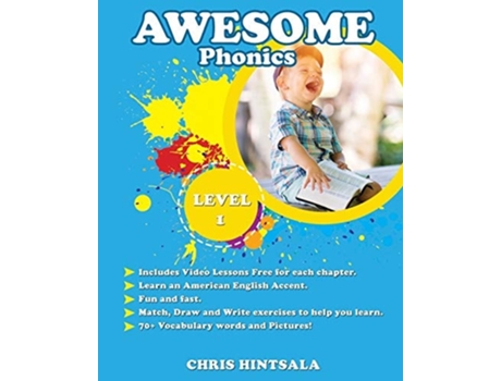 Livro Awesome Phonics Level 1 De Christopher Hintsala (inglês)