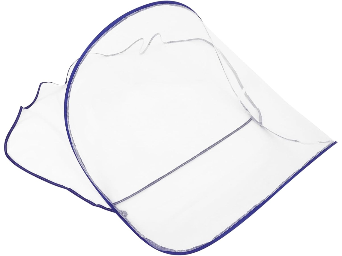 Mosquiteiro Azul Respirável Com Design Antiderrapante Para Cama, Camping E Varandas