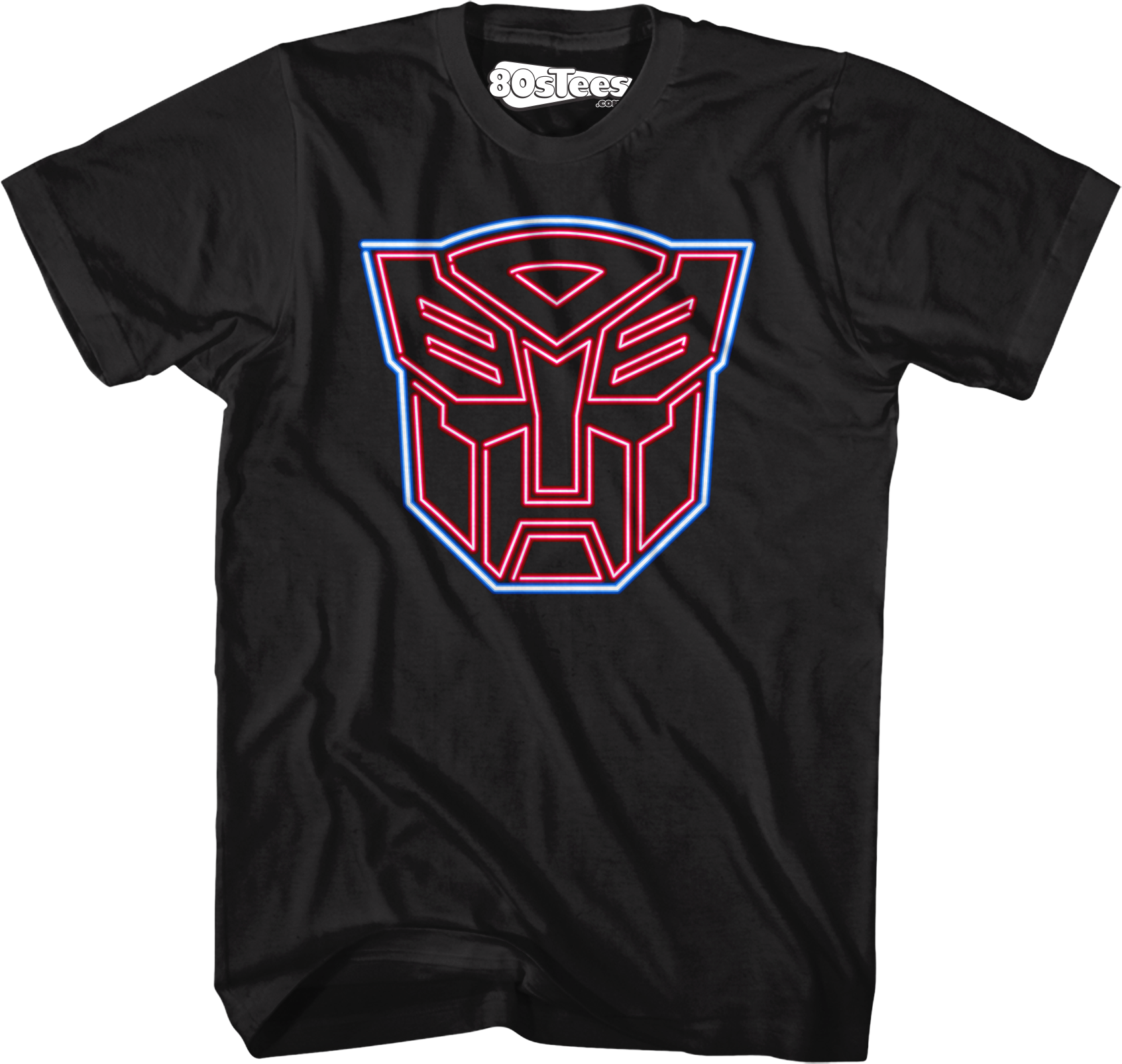 T-Shirt Unissexo DEEPSTONE Neon Autobots Logo Transformers Preto Xxl