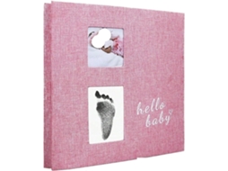 Álbum De Fotos Livre De Memória Autoadesivo 4x6 Conjunto De Clipes Com Impressão Principal Para Fotos (rosa)
