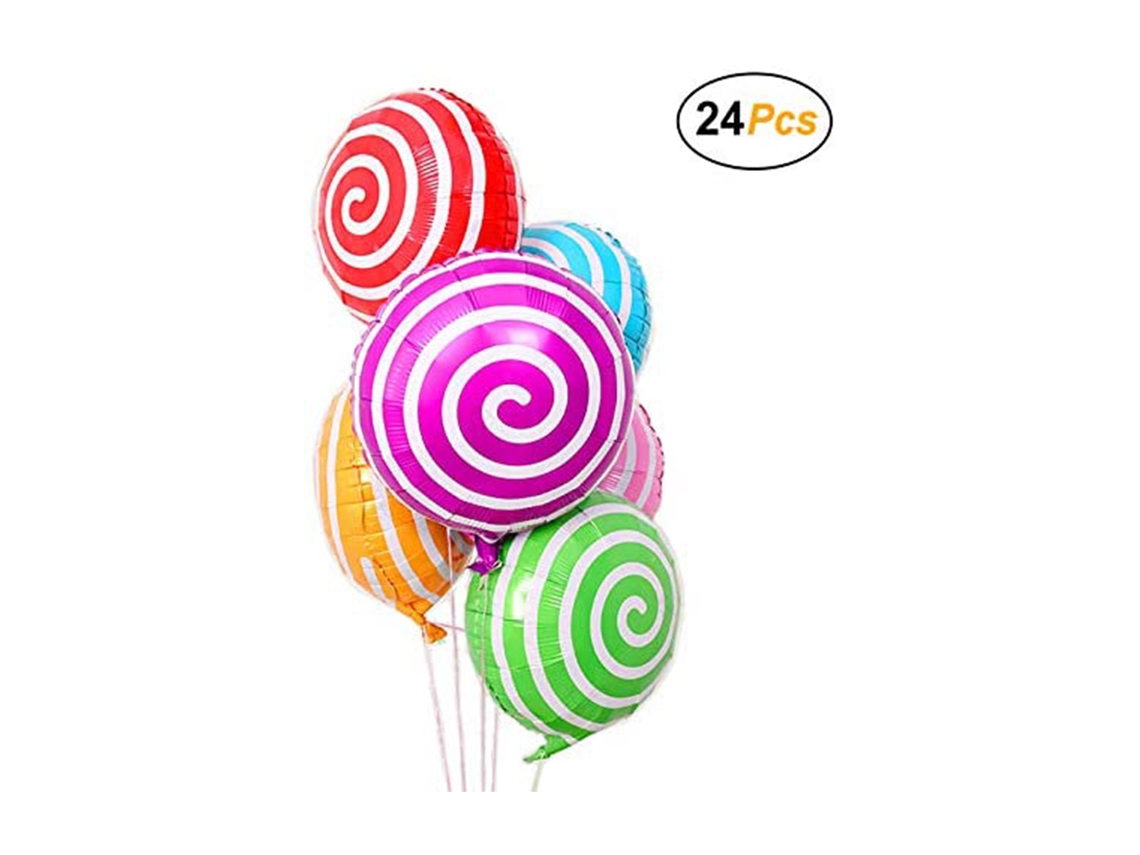 Decorações Doces Balões De Doces, Balões Vibrantes De Alumínio Auto Vedação Para Festas Memoráveis, Inflação Duradoura Ideal Para Festividades Externa