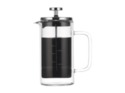 Cafeteira Francesa De Parede Dupla 283 Ml (10 Oz) Em Vidro Borossilicato Resistente Ao Calor Com Filtro Aço Inoxidável Alta Densidade.