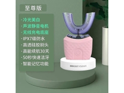 Escova De Dentes Elétrica Ultrassônica Usb Recarregável Inteligente De Silicone Escova De Dentes Ipx7 À Prova D'água U Sonic Brush Cabeças Dente