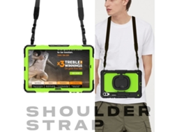 Capa Para Tablet Lurelia, Para Samsung Galaxy Tab S9 Fe/s9 11 Pulseira 2 Em 1 Anti Queda Amarelo, Verde, Suporte Giratório