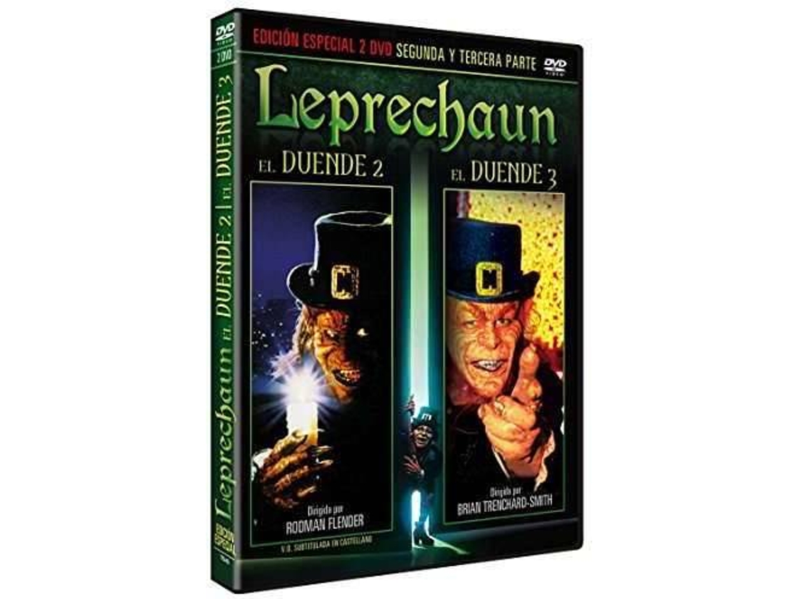 DVD Leprechaun 2 V.O.S. + Leprechaun 3 Doblada Doble (Edição em Espanhol)