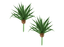 Laxiscreed Conjunto De 2 Arranjos De Cactos Artificiais Para Decoração De Piso