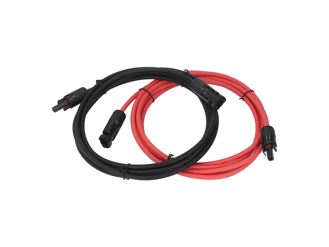 Cabo Extensor Solar 10awg 6m Com Conectores