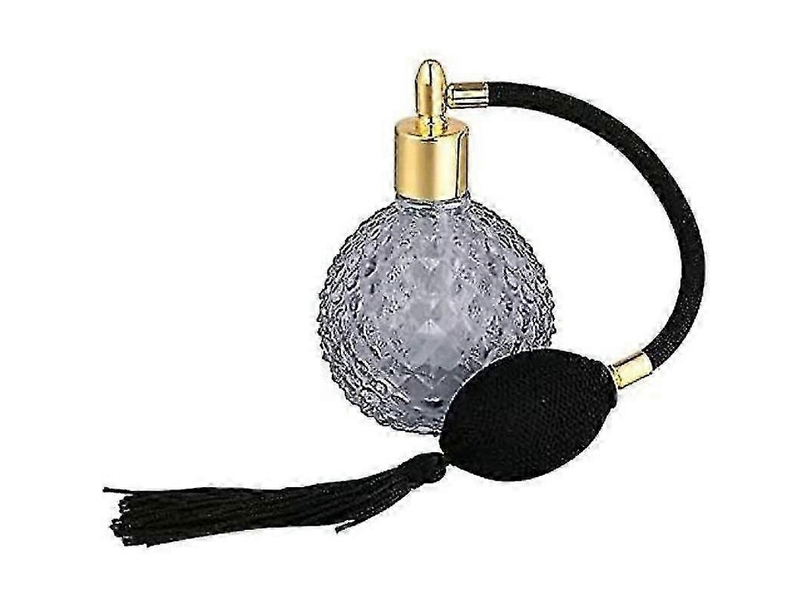 Vintage-style 100ml Empty Refillable Perfume Spray Bottle Atomizer Diffuser Ideal Holiday Giftblack