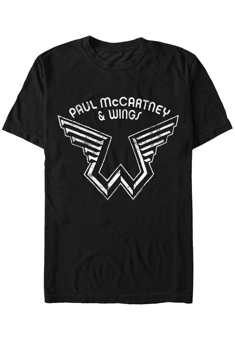 Size:xxl Rockinstone Paul Mccartney - Wings Logo - T-shirt Unisex Adults