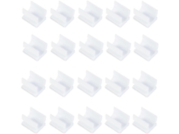 Clips Adesivos Transparentes Para Quadro Branco Jojofuny, 125 Unidades, Compactos, Para Material Escolar, Porta Canetas