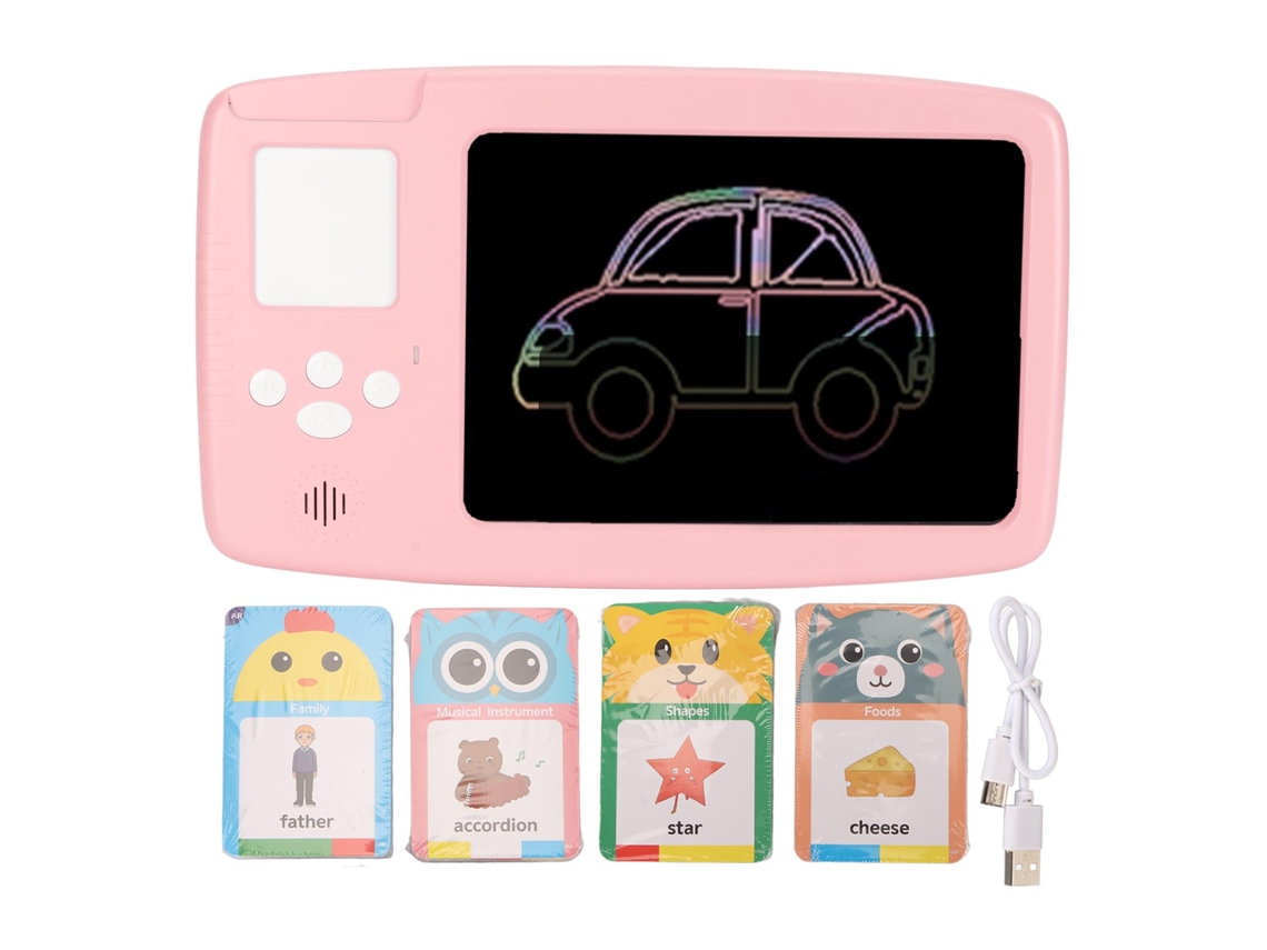 Tablet De Escrita Lcd 8.5 Polegadas Rosa Com Alto-falante Hifi