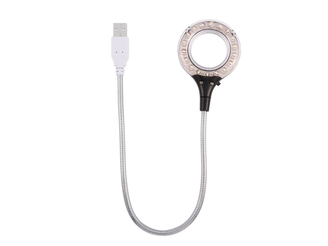 2026zentro-luz Led Portátil De Alta Brilho Universal Usb Com 18 Lâmpadas Para Pc/notebook Preto