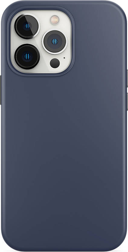 Capa JUST IN CASE Monocolor iPhone 15 Pro (Azul Escuro)