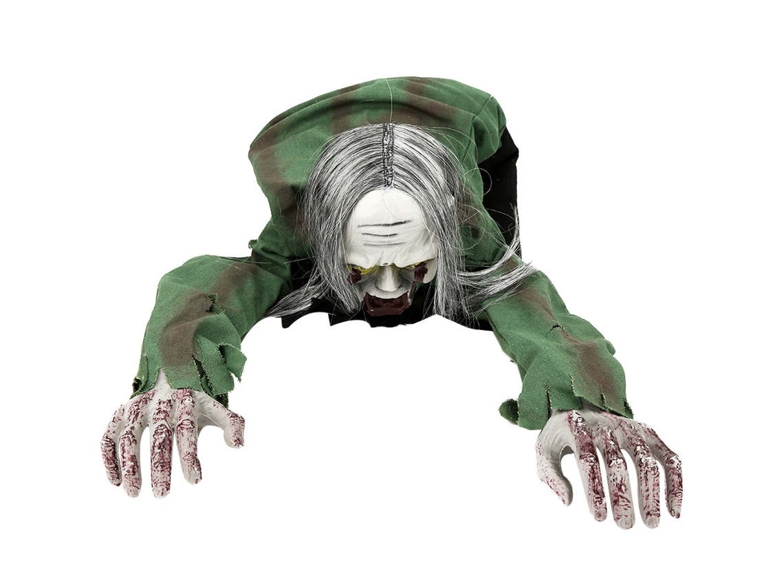 Mali fantasma Rastejante Elétrico Controle de Voz Decorativo Halloween Assustador Brinquedo Prop