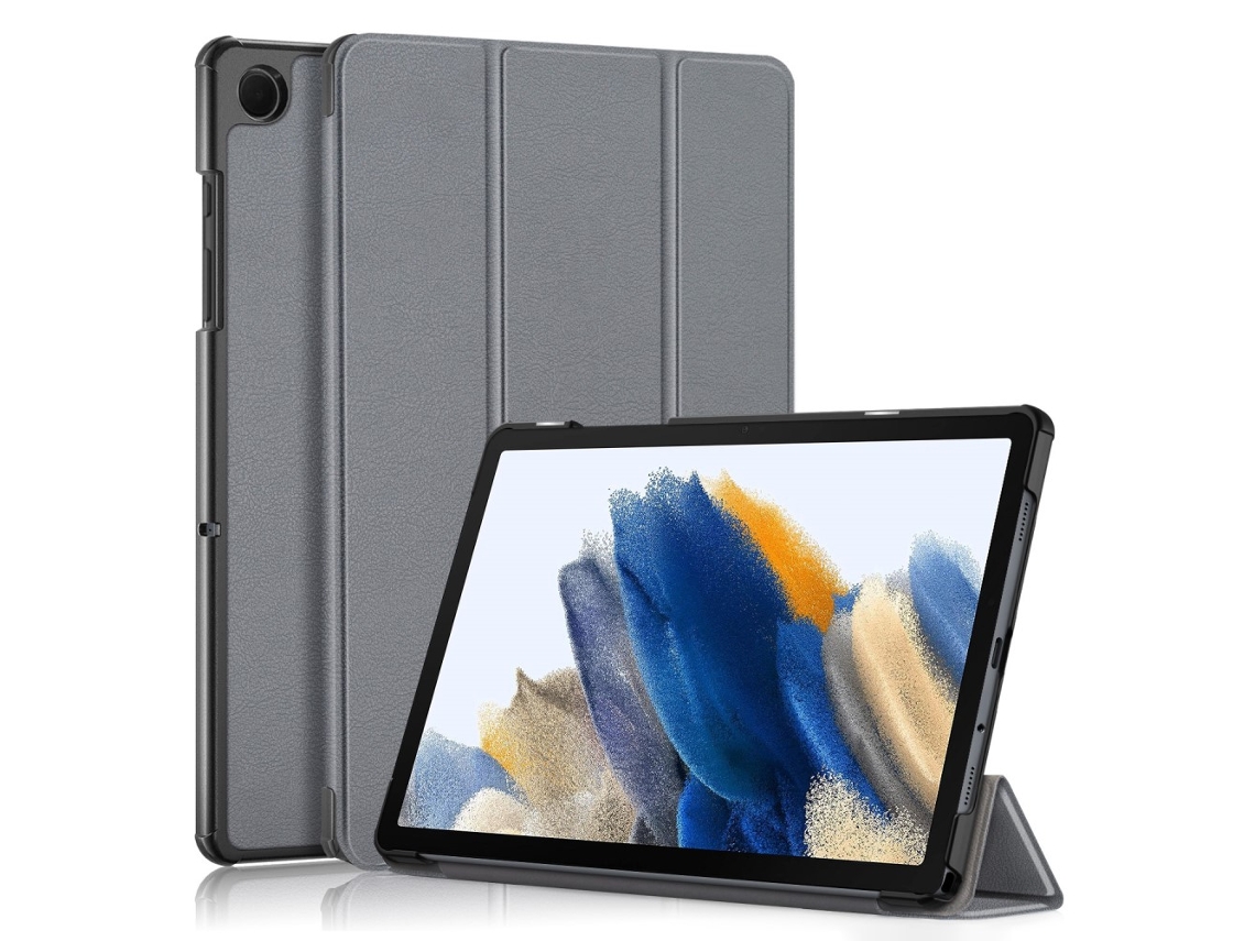 Capa dupla camada cinza para Samsung Galaxy Tab A9 Plus