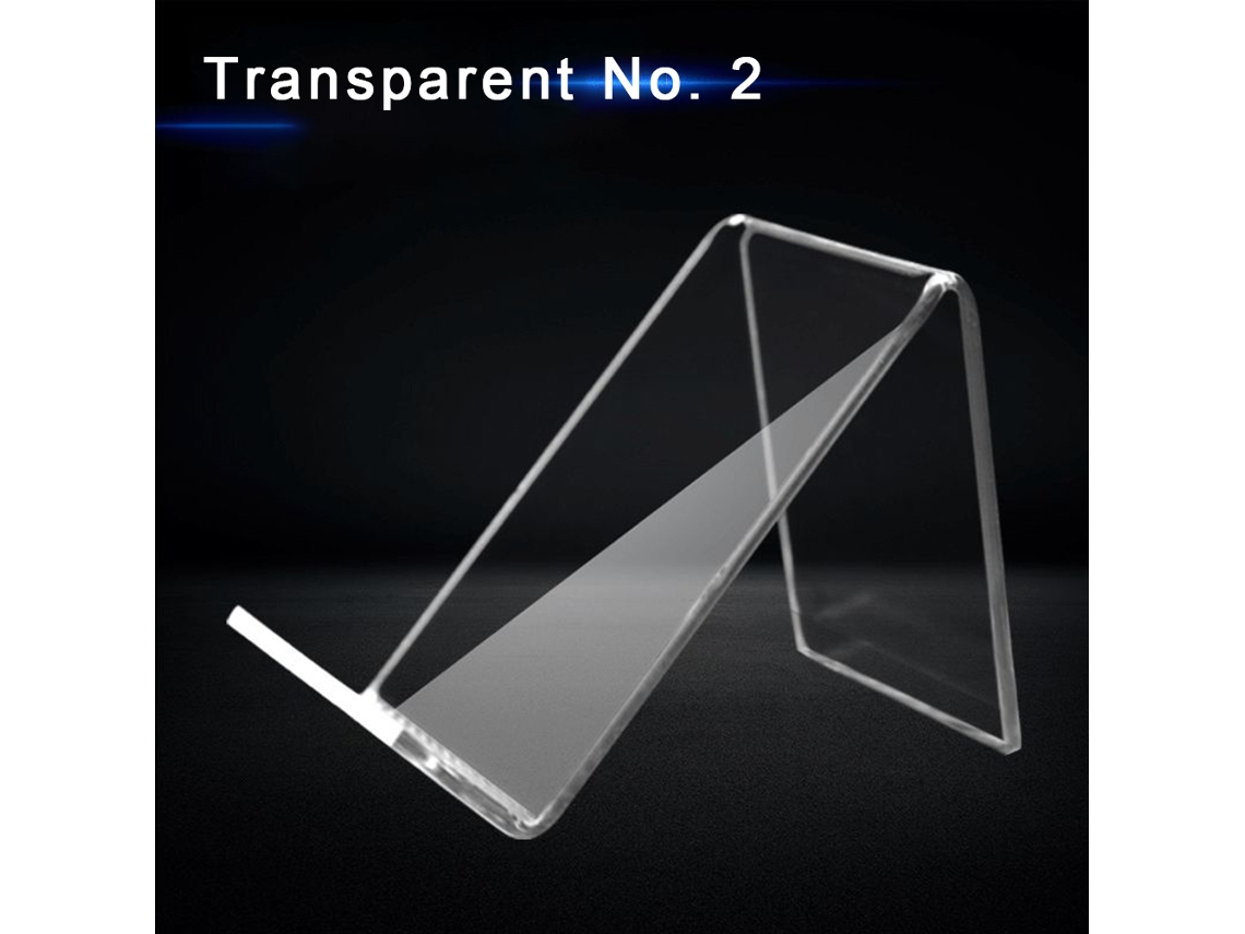 Suporte De Acrílico Para Celular, Suporte Para Exibição, Suporte Preguiçoso, Base Para Cartão De Visita, Acessórios De Mesa 0201-aquaforge
