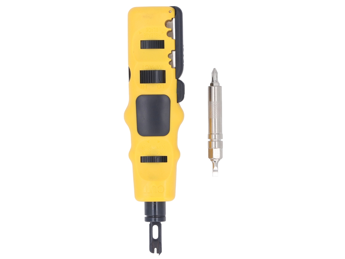 Ferramenta De Punção De Impacto 88 110 Lâminas Removíveis Cabo De Rede Cat5 Cat6 Cat7 Com Parafusadeira