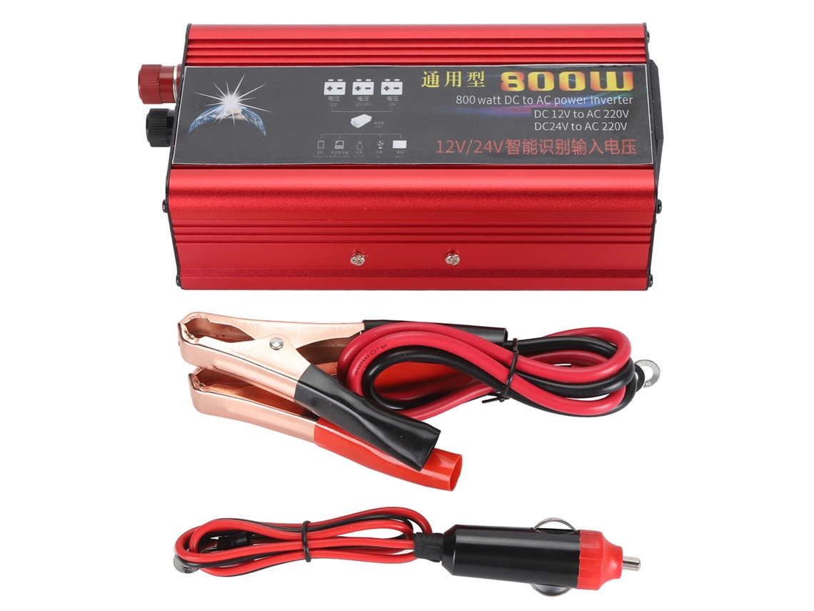 Inversor de Energia 800w 12v 24v para Veículos e Barcos S/MARCA