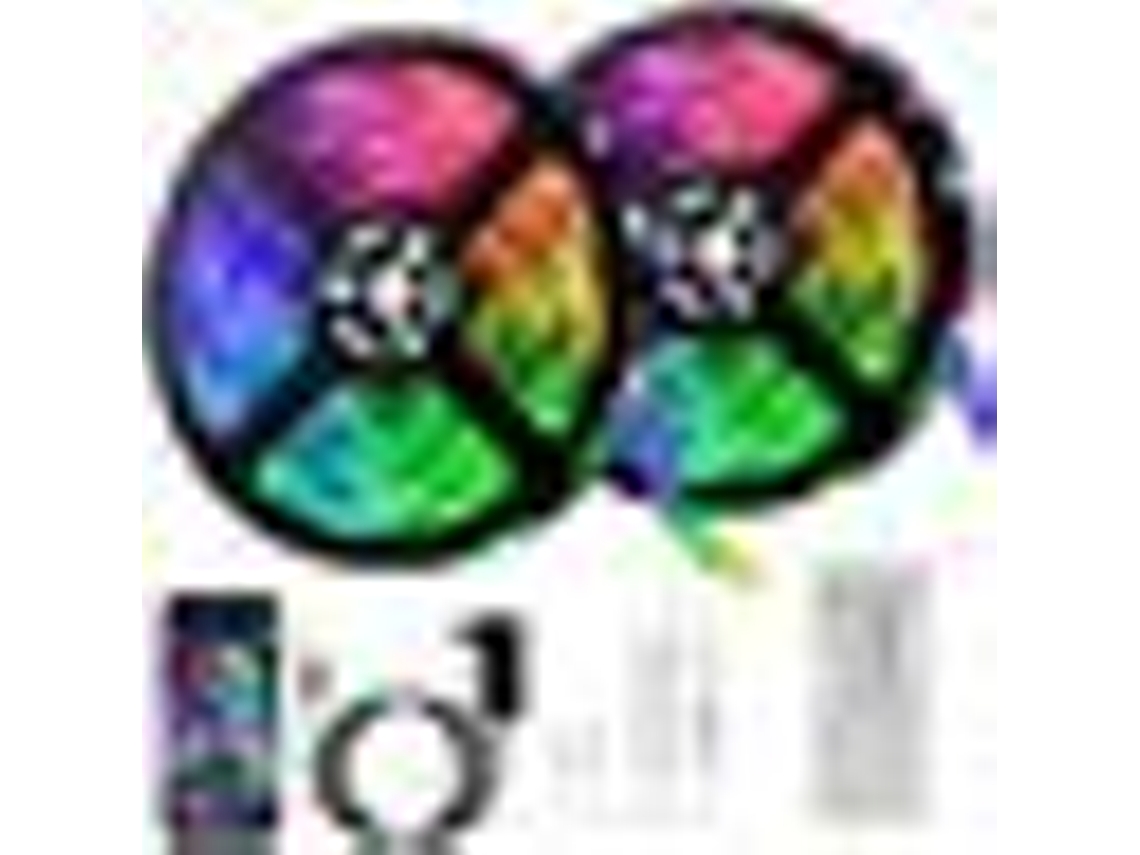 Fita Led Inteligente Bluetooth Bleosan 10m 300 Rgb 5050 Smd Com Controle Remoto App, Sincronização Com Ritmo/função Musical Slowmoose