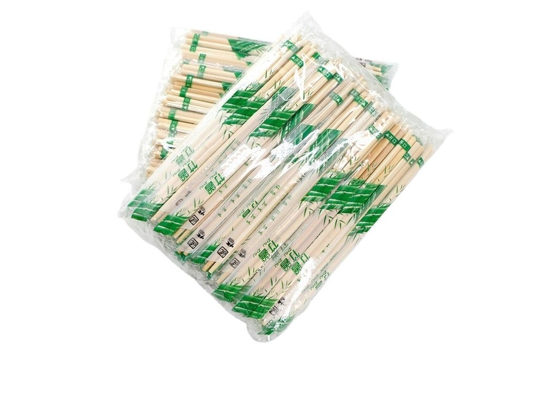 40 Pauzinhos de Bambu Descartáveis Embalados Individualmente, Adequados para Uso em Restaurantes e em Casa. MDUG