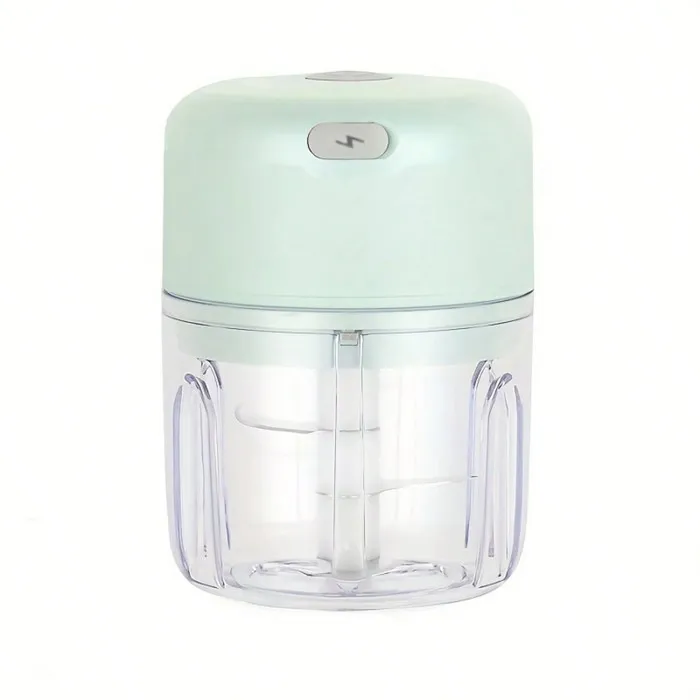 Mini Liquidificador E Espremedor De Alho, Recarregável, 250 Ml, Durável E Resistente