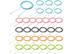 32-cordas De Pular Em Pvc Para Fitness, Corda Ajustável De 2, 8m, Corda De Velocidade Versátil E Inquebrável Com Alças