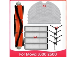 For L600 Z500 Robot Vacuum Cleaner Main Side Brush Hepa Filter Mop Cloth Replacement Parts