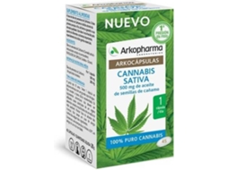 Suplemento Alimentar ARKOPHARMA S Cannabis Sativa (45 cápsulas)
