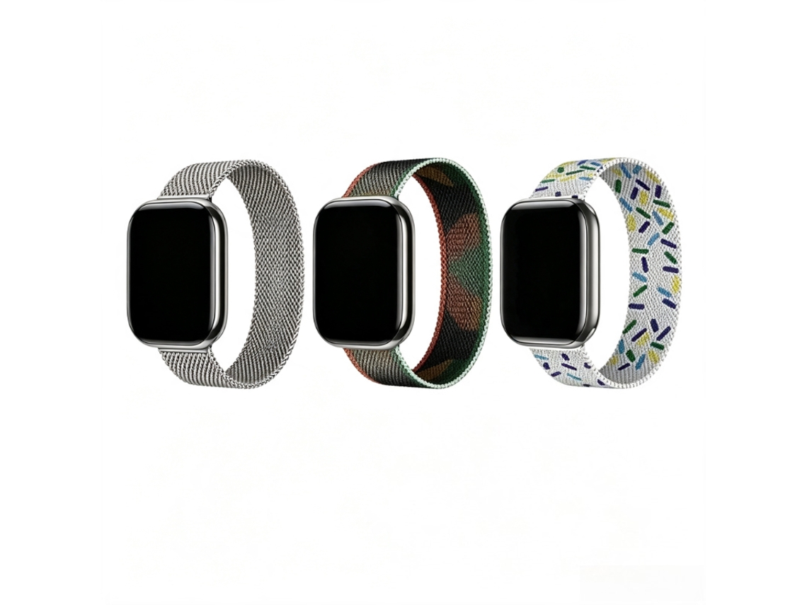 Bracelete Para Apple Watch 42/44/45/46/49mm (3pack) Cuich