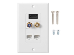 Laxiscreed Painel De Informação Hdmi Com Conector F, Rca E Cat5e, Padrão Americano