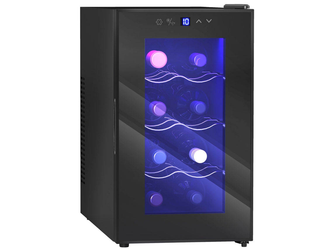 Geladeira para Vinhos Cantinetta 8 Garrafas,21l,display Touch,prateleiras Ajustáveis,preto