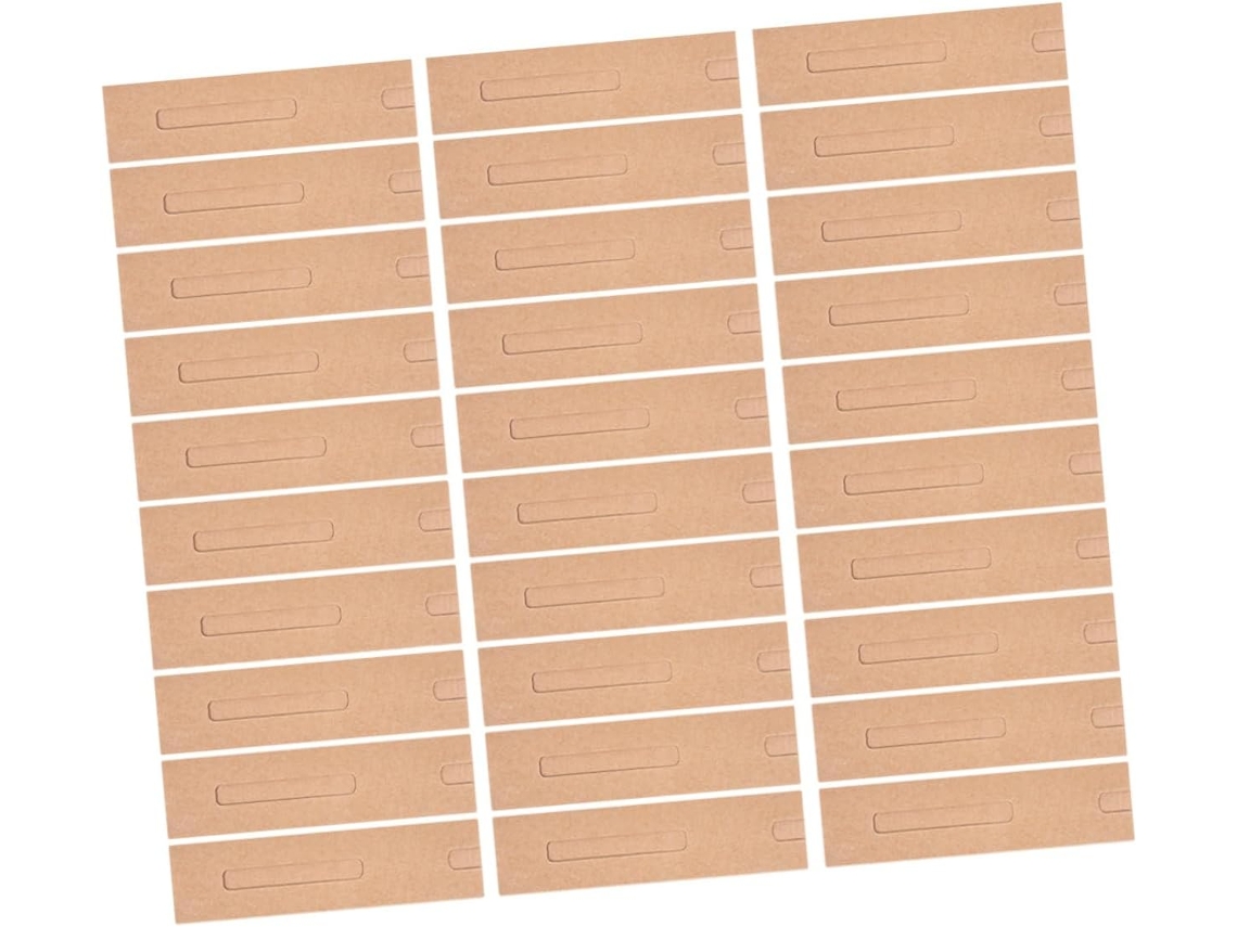 Solustre Kit De 30 Estojos De Papel Kraft Para Canetas, Porta-canetas Individuais Com Janela De Visualização, Embalagem