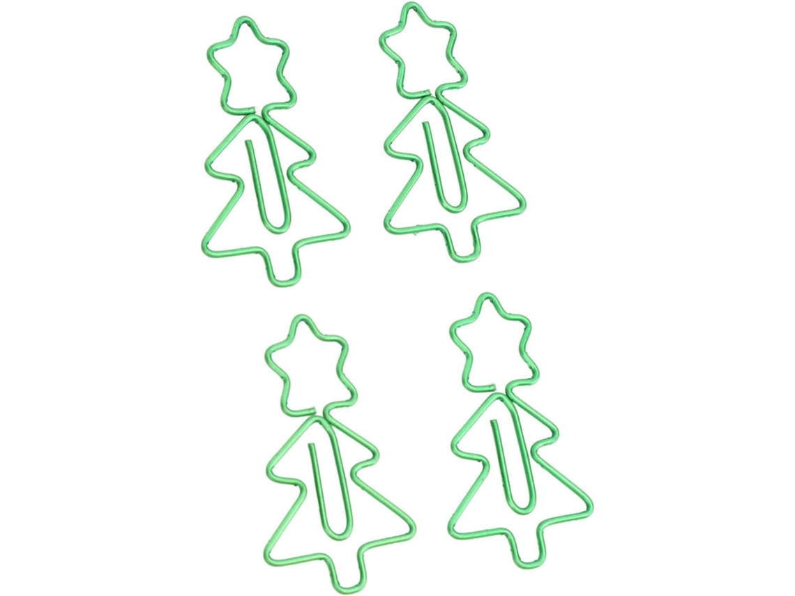 Clips De Papel Genéricos E Elegantes Em Formato Árvore Natal, Em Metal Galvanizado, Para Organização De Casa E