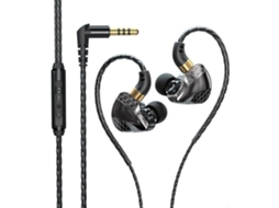 Fones De Ouvido Intra Auriculares Com Fio, Com Driver Híbrido, Cancelamento De Ruído, Ideais Para Jogos De Fps E Música