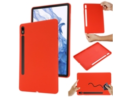 Capa De Silicone Líquido Compatível Com O Tablet Samsung Tab S9 De 11 Polegadas, Capa Protetora Resistente A Impactos Para O Tablet Samsung S9 Fe.ipad