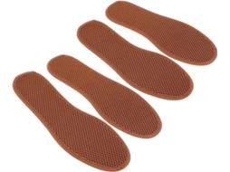 Palmilhas Esportivas De Linho, Absorventes De Suor E Com Aroma Fresco, 2 Pares, Marrom