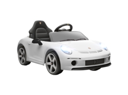 Carrinho Ruf Gt Licenciado, 3-5 Anos, Ctrl Remoto, Cinto Segurança, Música, Branca