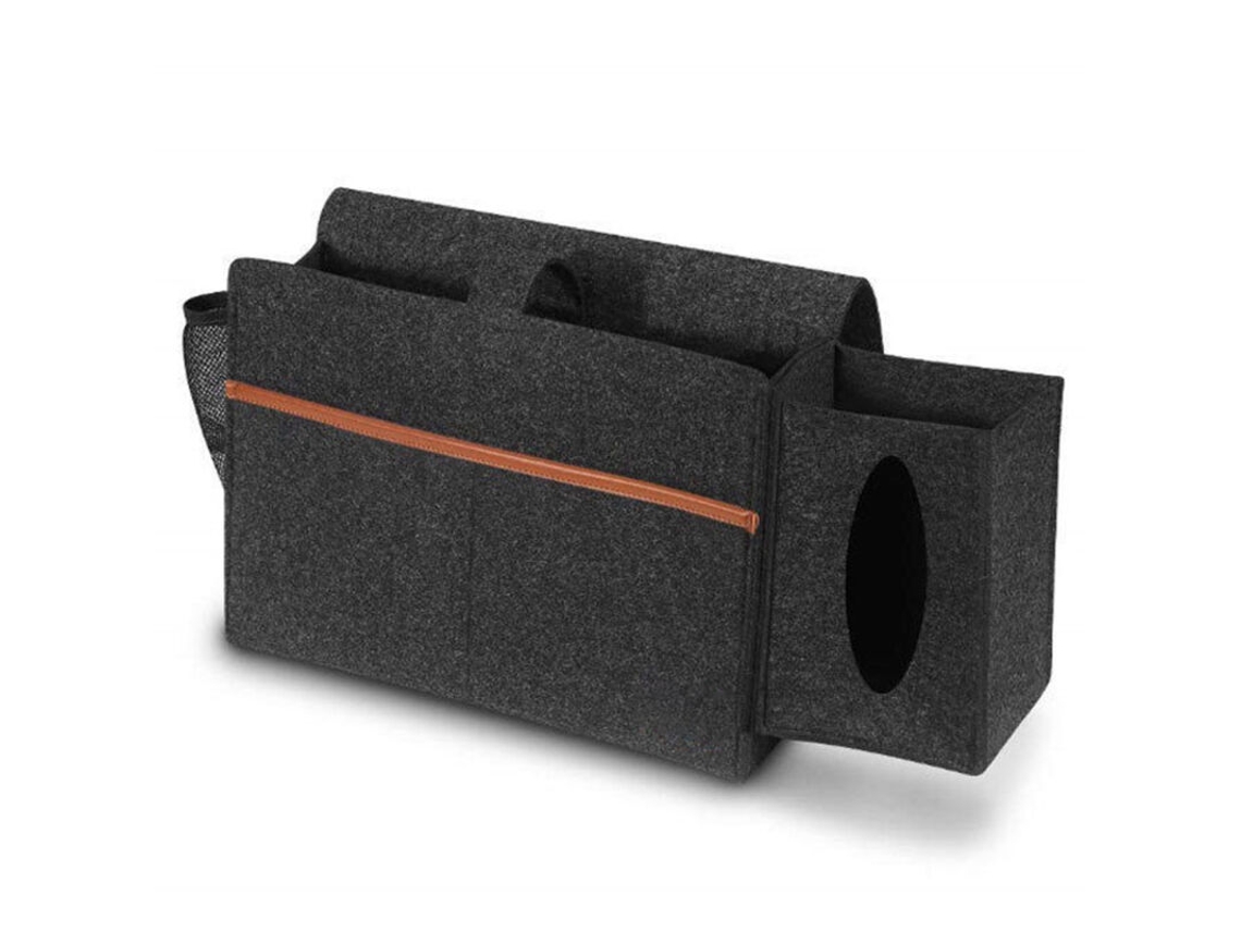 Bolsa De Cabeceira, Cesto De Armazenamento De Cama, Caixa De Lenços De Papel Removível, Bolsa De Armazenamento De Feltro Aquaforge