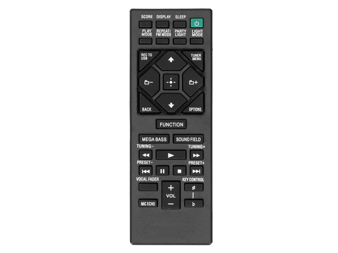 Mando a Repuesto para Sistemas de Audio Sony RMT AM330U, RMT AM220U | S/MARCA
