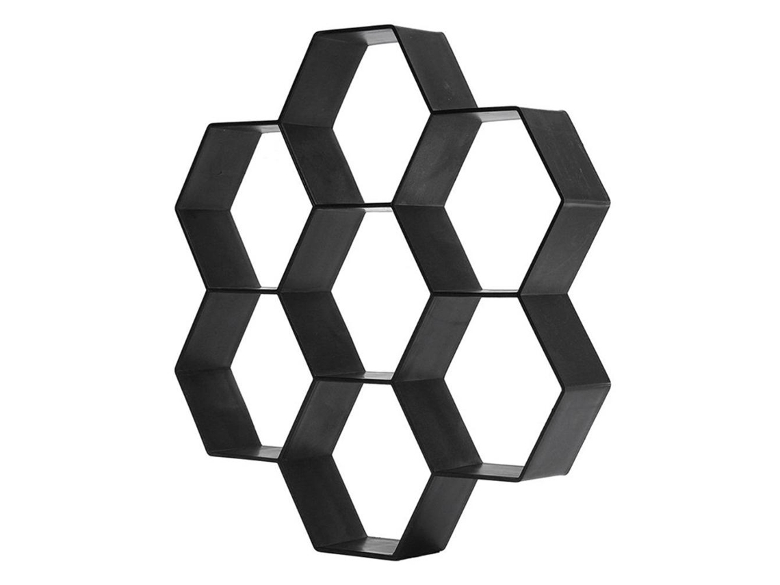 Moldes De Concreto Para Passos Hexagonais Jardim