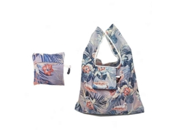 Bolsa Dobrável Vogue Para Guardar Flores, Sacola De Compras, Bolsa Feminina Portátil Da Moda Com Estampa De Flamingo, Reutilizável E De Grande Ca