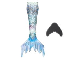 Colas De Sirena Para Nadar Con Monofin Azul Para Niños Y Adultos L Azul