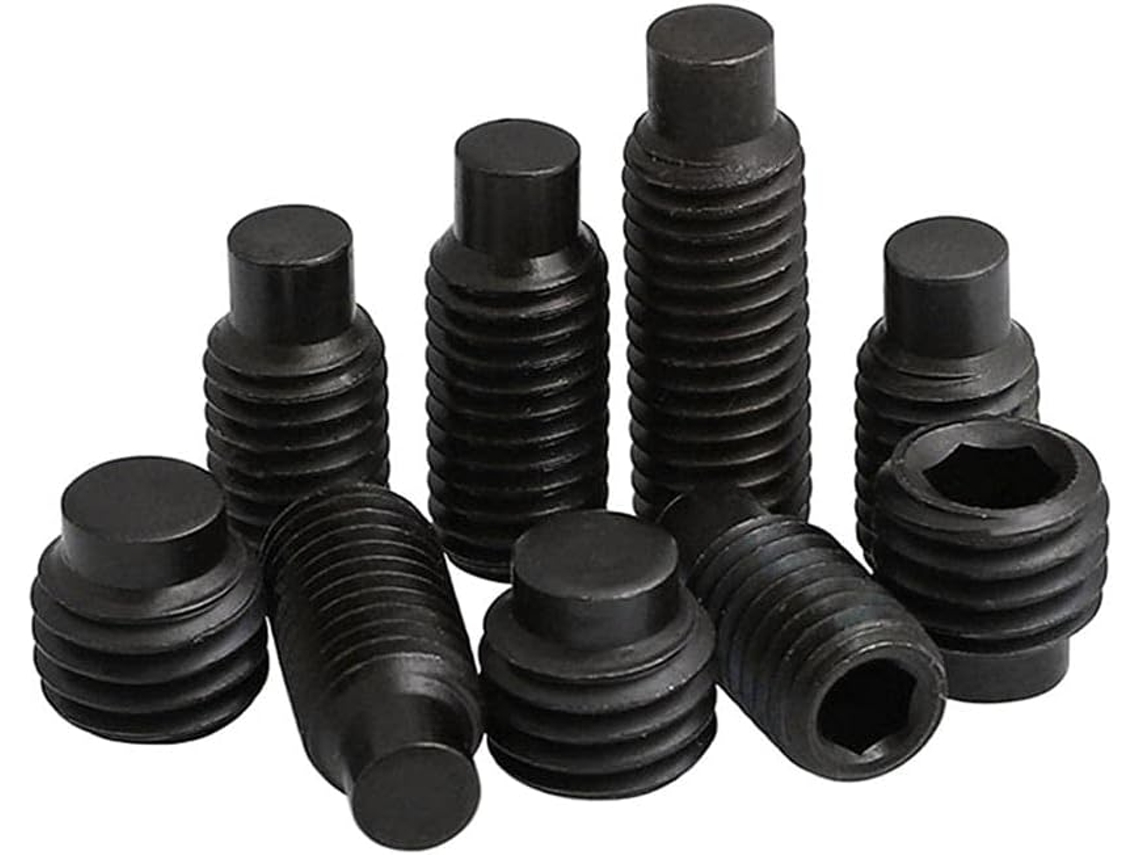 Parafuso De Cabeça Sextavada Interna M6* 8 Com Extremidade Convexa, Grau 12.9