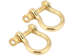 2 Brazaletes Ajustáveis de Aço, Fixação, 10mm | S/MARCA