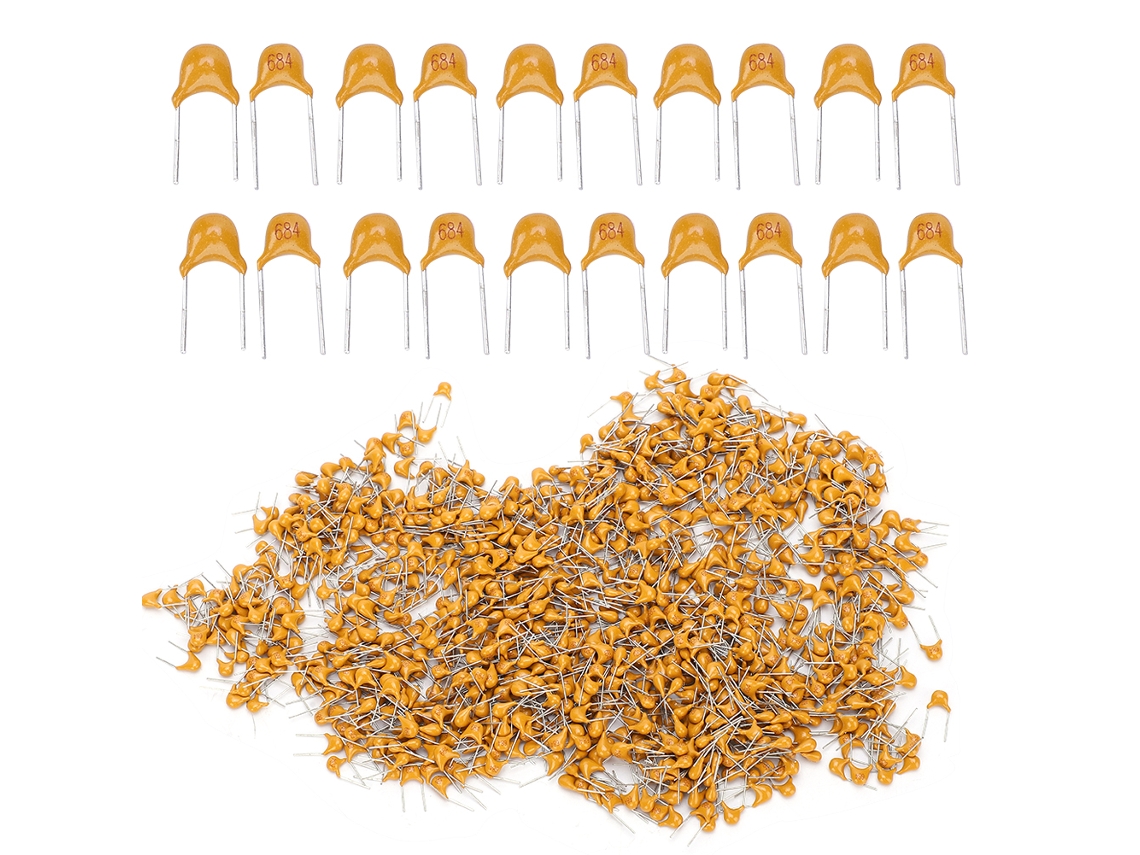 1000pcs Capacitor Cerâmico 50V 0.64uF | S/MARCA