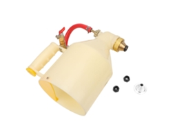 Pistola De Pintura Aérea Com Funil Ajustável 3l 1/4in Para Parede Ferramenta De Construção