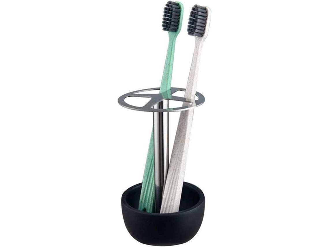 Suporte Nova Line para Escova de Dentes em Aço Inoxidável com Compartimentos para Banheiro S/MARCA